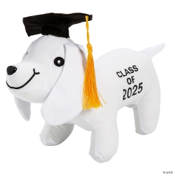 40% OFF: Class of 2025 Plush Graduation 30cm Autograph Dog
